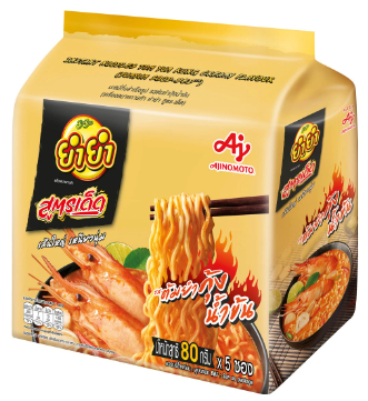 Ajinomoto Yum Yum Instant Noodles Tom Yum Kung Creamy Flavour 80g x 5Pcs