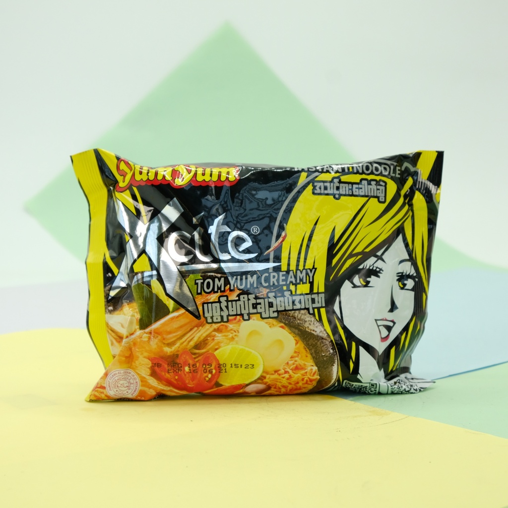 Yum Yum Instant Noodle Xcite Tom Yum Cremy 70g