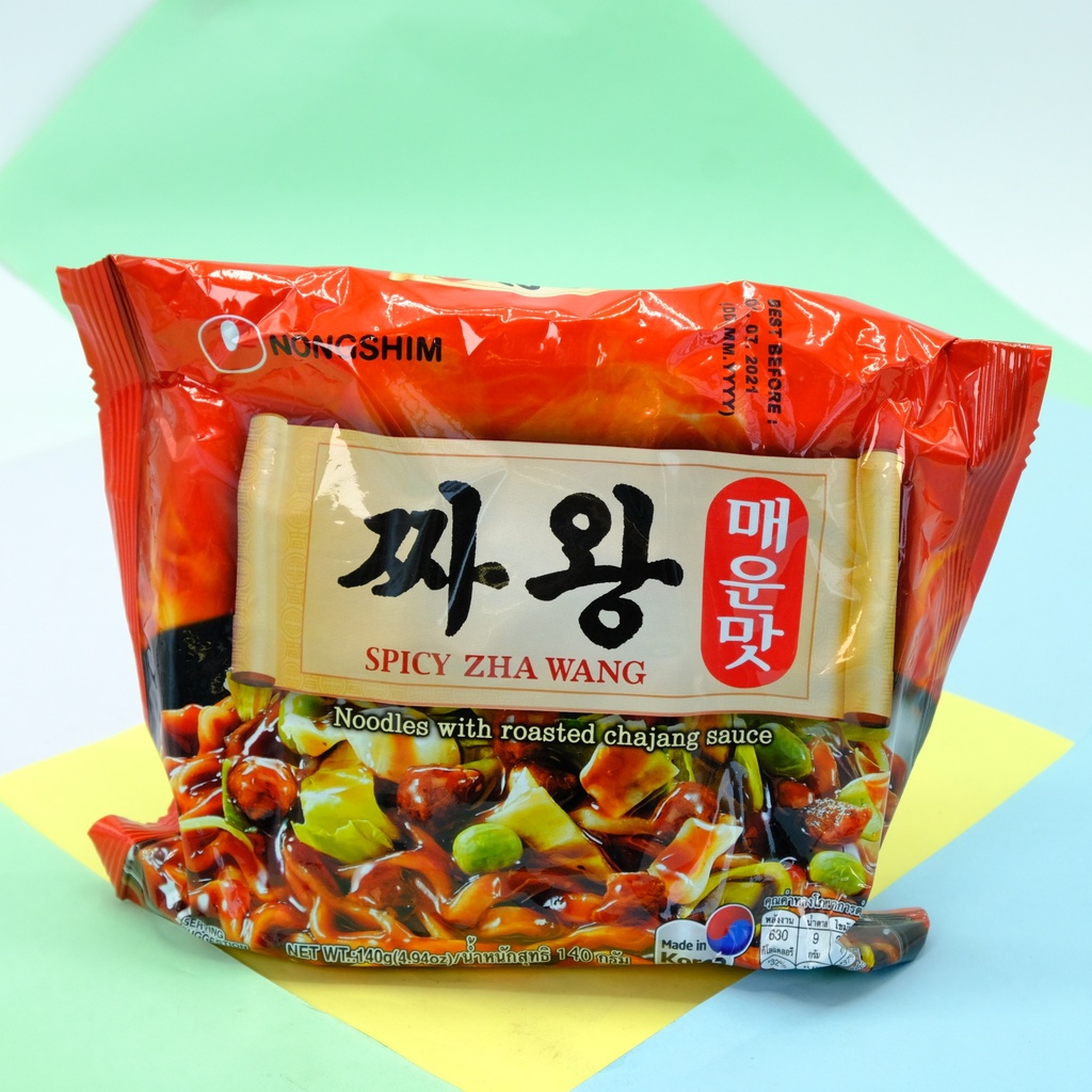 NONGSHIM Instant Noodle Spicy Zha Wang Noodles With Roasted Chajang Sauce 140g