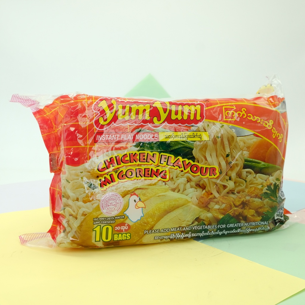 Yum Yum Instant Noodle Chicken Flavour Migoreng 600g (60g x 10Pcs)