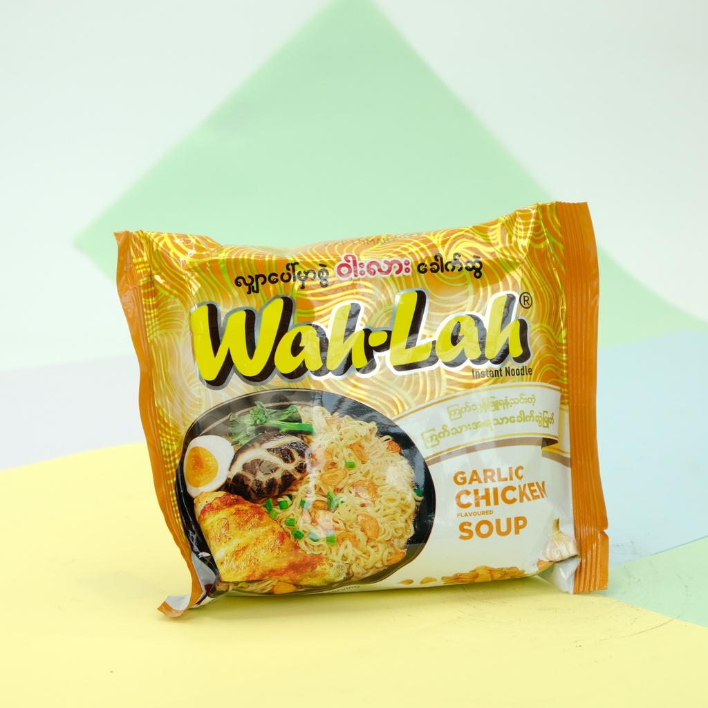 Wah-Lah Instant Noodle Garlic Chicken Flavoured Soup 55g