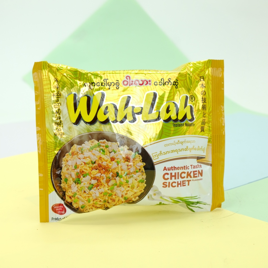 Wah-Lah Instant Noodle Authentic Taste Chicken Sichet Flavoured 62g