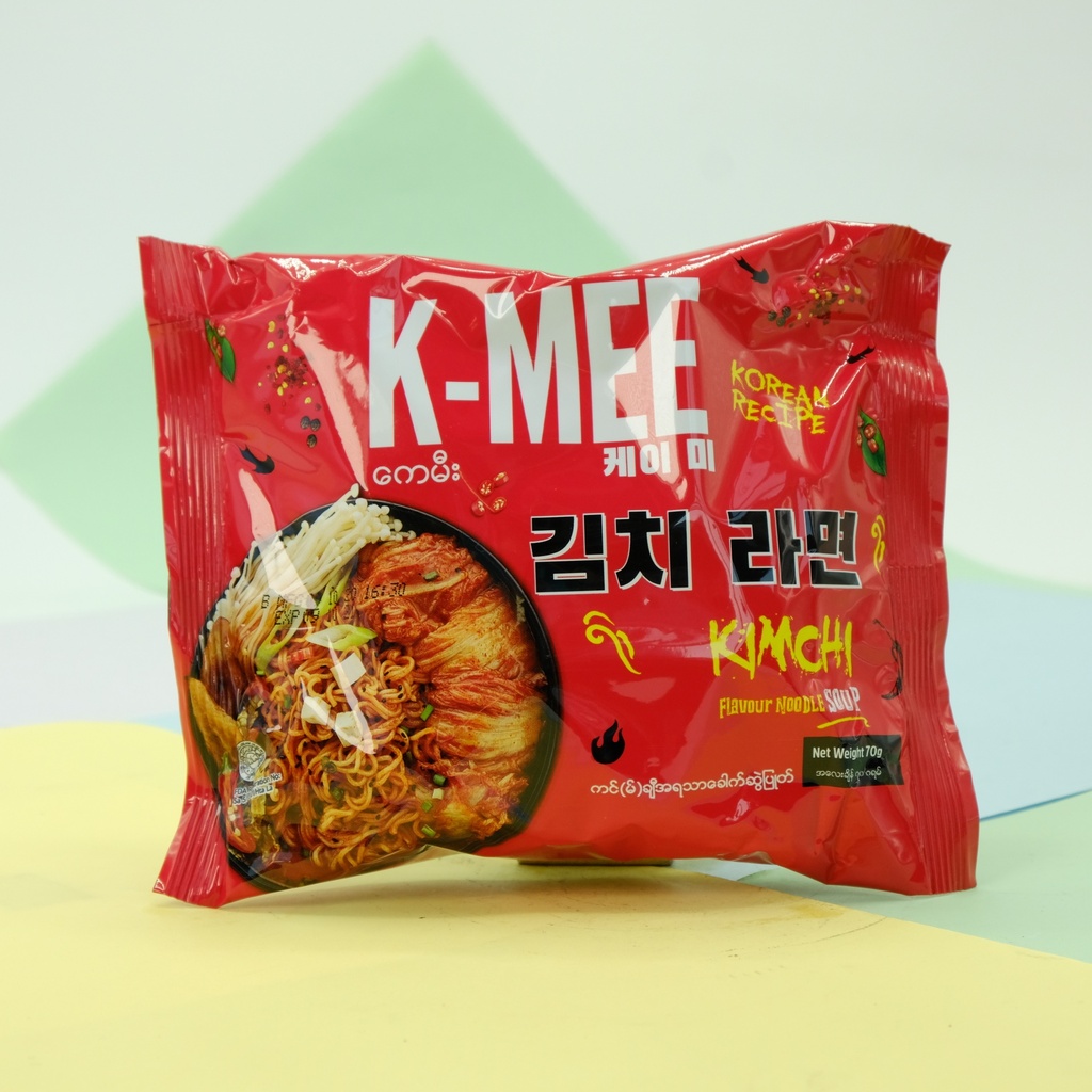 K-Mee Instant Noodle Kimchi Flavour 70g