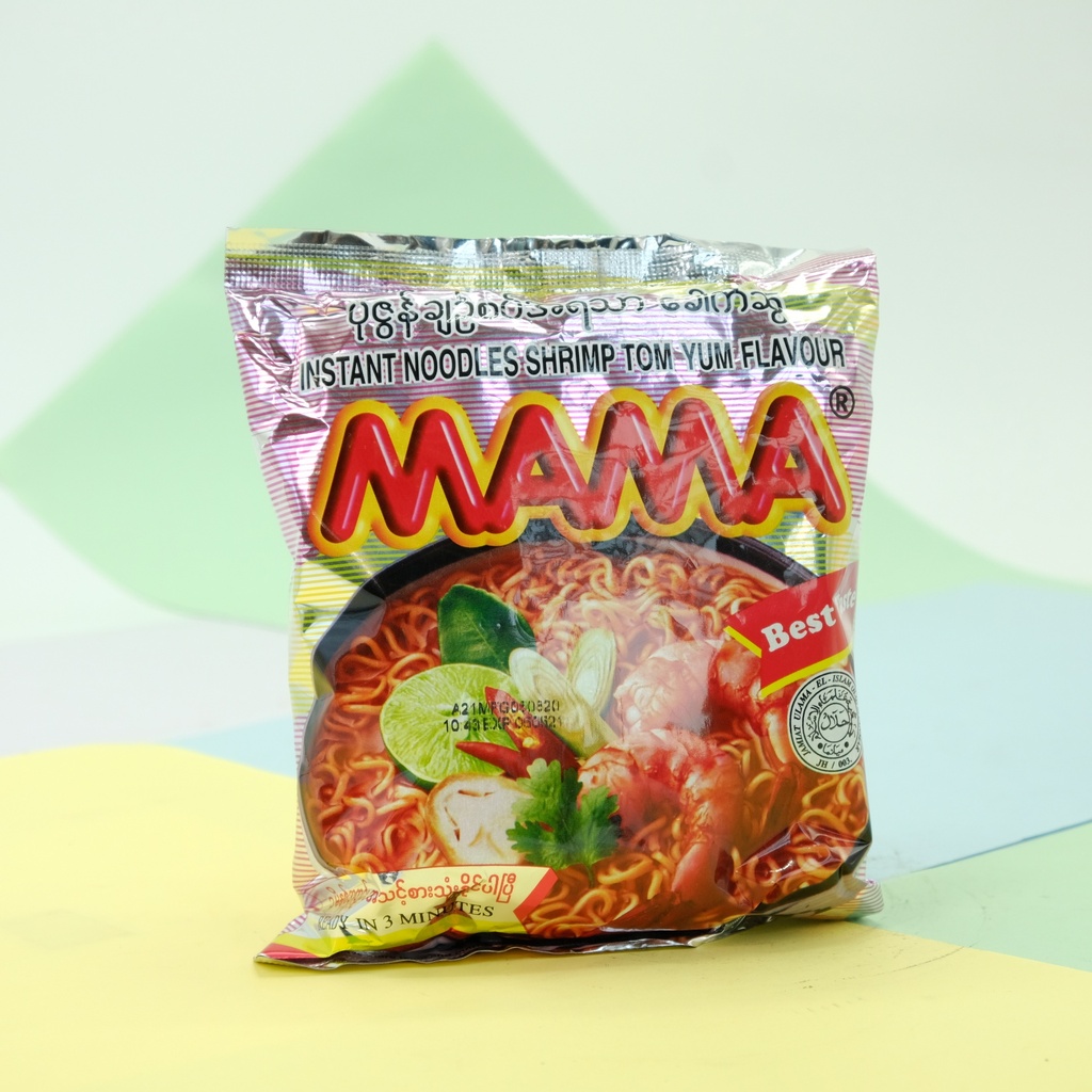 MAMA Instant Noodles Shrimp Tom Yum Flavour 55g