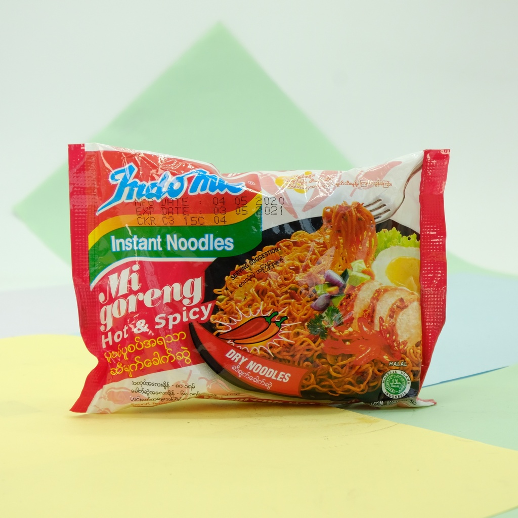 Indomie Instant Noodles Mi Goreng Hot & Spicy Flavour 80g