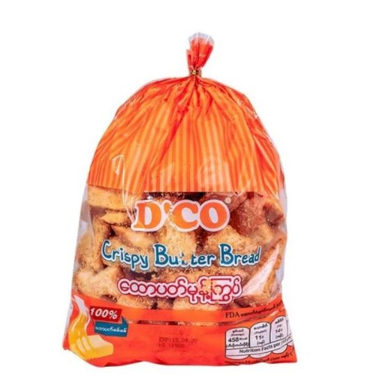 D'CO Crispy Butter Bread 400g