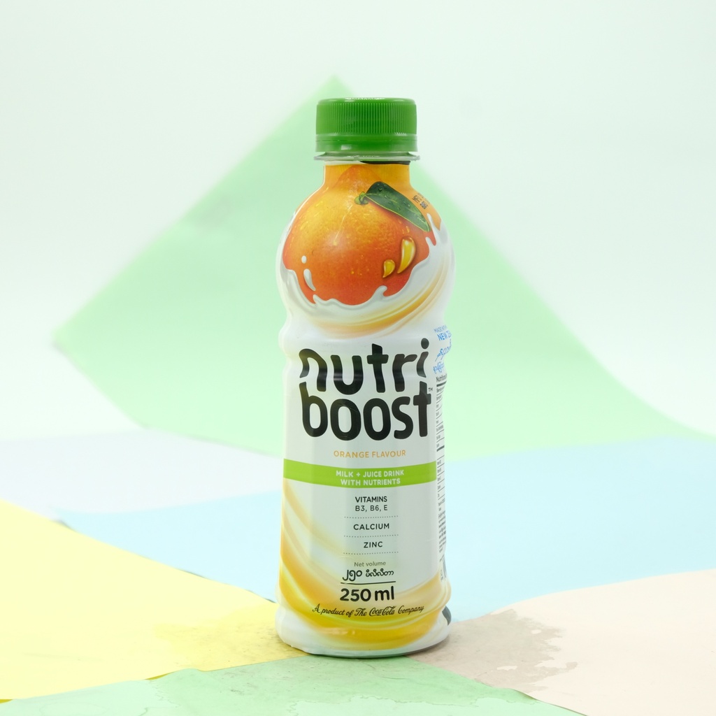 Nutri Boost Milk + Juice Drink With Nutrients Orange Flavour 250ml