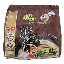 Nissin Instant Noodles Tonkotsu Ramen Flavour 300g (60g x 5Pcs)