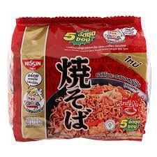 Nissin Instant Noodles Japanese Sauce Flavour 300g (60g x 5Pcs)