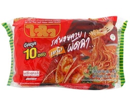 Wai Wai Pad Char Clam Flavour Instant Noodles 60g x 10Pcs