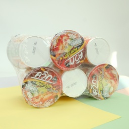 Quick Instant Noodles Cup Tom Yum Shrimp Flavour 60g x 6Pcs